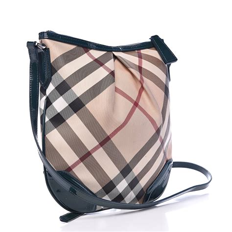 burberry nova check bag patent leather|Burberry nova check crossbody bag.